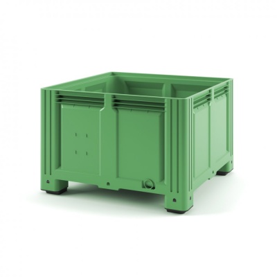 Пластиковый контейнер IBOX 1130x1130x760 (сплошной, на ножках)