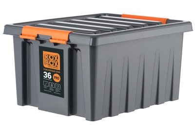 Ящик сплошной 500×390×250 мм, объем 36 л., арт.: Rox Box PRO 36, код: 25340