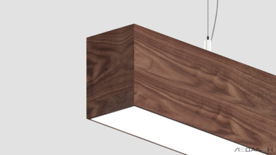 Линейный светильник WOOD LINEAR PN8060 5000K 60W 2000mm Американский орех, корпус 