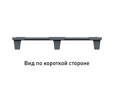 Легкий перфорированный пластиковый поддон 1200х1000 на ножках