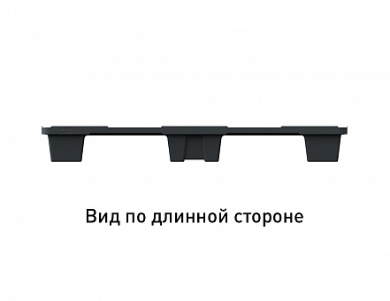 Легкий перфорированный пластиковый поддон 1200х1000 на ножках