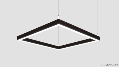 WOOD KVADRATO 3000K 58W Венге, корпус 
