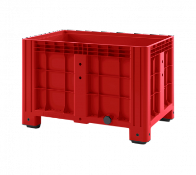 Пластиковый контейнер IBOX 1200х800 сплошной на ножках