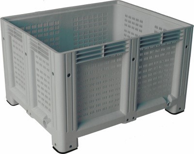 Big Box 1200x1000x580 мм перфорированный на ножках, арт. D-Box 1210 P (580) серый, код: 18976