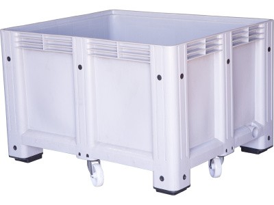 Big Box 1200х1000х760 сплошной, на колёсах серый, арт. D-Box 1210 SW (760) на колесах (Вар.2), код: 17811