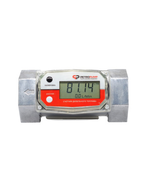 AC-TM1.5 - Электронный счетчик для бензина и ДТ, 1 1/2" BSP (F), 20-200 л/мин