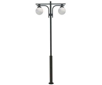 Стальной фонарный столб Т-03-2 со светильниками 3,26 м