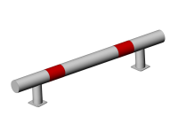 КМ-2000/108х3 Колесоотбойник прямой на фланцевых опорах