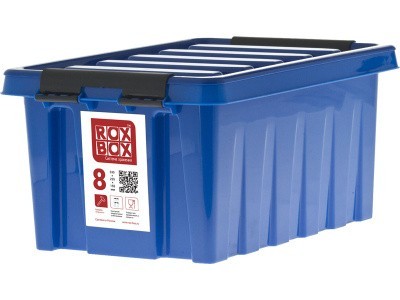 Ящик сплошной 335×220×155 мм, объем 8 л., арт.: Rox Box 8, оранжевый, код: 21768