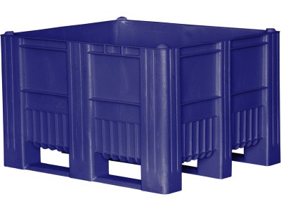 Контейнер 1200х1000х740 мм сплошной на полозьях, арт. C-Box 1210 S (740) синий, код: 18191