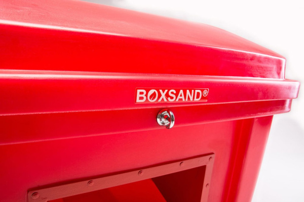 Ящик для песка Boxsand 0,5 м3 с дозатором и с нишами для вил погрузчика