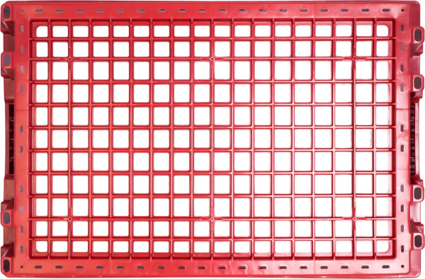 Ящик перфорированный 600×400×152, арт.: 403, объём 27, синий, код: 01468