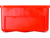 Ящик сплошной 300×185×100 мм, объем 5.55 л., арт.: 6002, красный, код: 10555