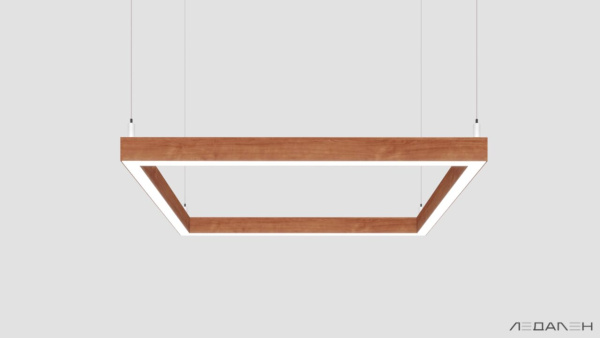 WOOD KVADRATO 3000K 58W Груша, корпус 