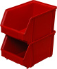 Пластиковый ящик для склада 225x145x130, код: 09988