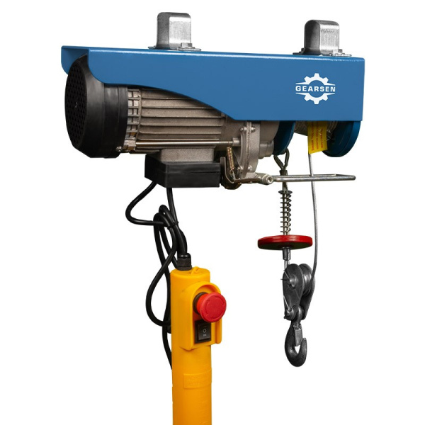 Таль электрическая мини стационарная GEARSEN PA 220В, 500/1000кг, 12/6м
