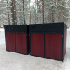 Контейнерный шкаф «Модуль XL» Сталь, сосна