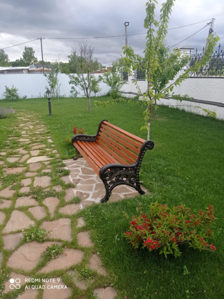 Скамейка чугунная «Новый Парк» 0,6 м (кресло)