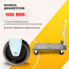 Тележка платформенная Стелла-техник FW-250П 900х610 со складной ручкой, грузоподъемность 250кг