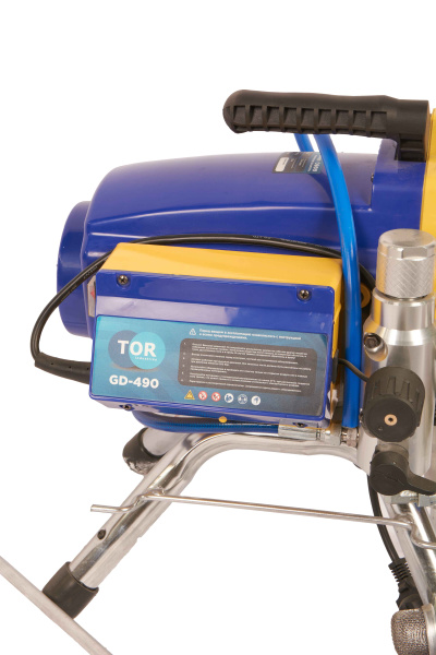 Окрасочный аппарат поршневой 20 бар, 2,2 кВт, 220 В  TOR GD-490