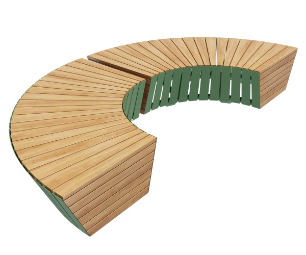Модульная скамейка «Лион» 1 модуль