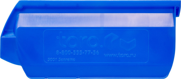Ящик сплошной 170×105×75 мм, объем 1.34 л., арт.: 5001, зелёный, код: 11311