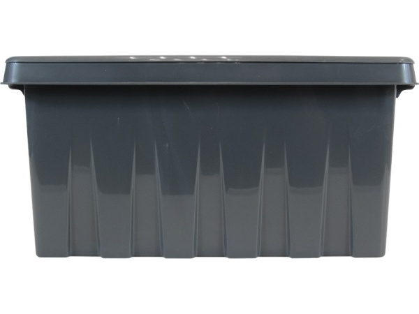 Ящик сплошной 335×220×155 мм, объем 8 л., арт.: Rox Box PRO 8, антрацит, код: 25338