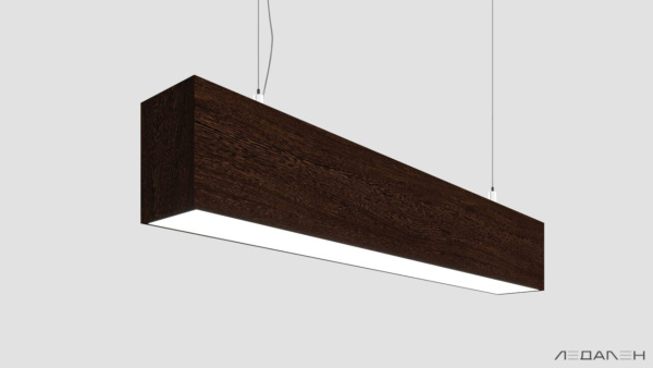 Линейный светильник WOOD LINEAR PN8060 3000K 60W 2000mm Венге, корпус 