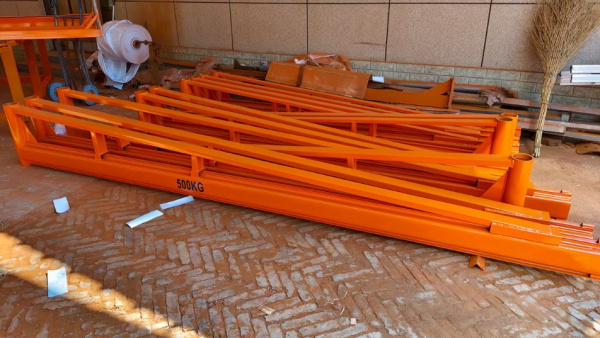 Кран консольный поворотный ручной TOR PSJ34025 250 кг, высота 3 м, стрела 4 м