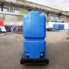 Емкость ST 2000л с патрубками 100мм под плотность до 1.2 г/см³ с откидной крышкой синяя в обрешетке 